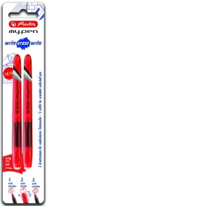 Roller My.Pen Write Erase Write rosu 2buc/blister
