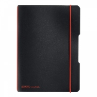 Caiet my.book flex A5, 40 file, dictando, negru