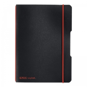 Caiet my.book flex A5, 40 file, dictando, negru