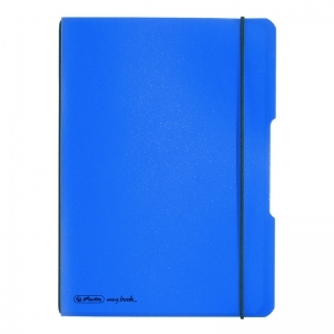 Caiet my.book flex A4, 40 file, dictando, albastru