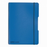 Caiet my.book flex A5, 40 file, patratele, albastru