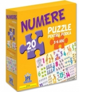 Numere - Puzzle pentru podea + Plansa numere