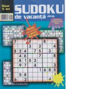 Sudoku de vacanta 2016