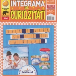 Integrama de curiozitati (nr.52/2016)
