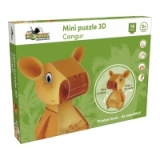 Mini Puzzle 3D Noriel - Cangur (14 piese)