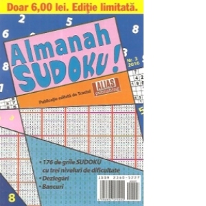 Almanah Sudoku, Nr.3/2016