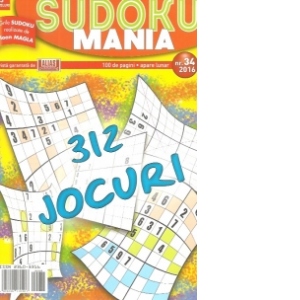 Sudoku mania, Nr. 34/2016