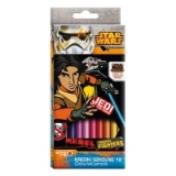 Creioane colorate Star Wars Rebels, 18 cm