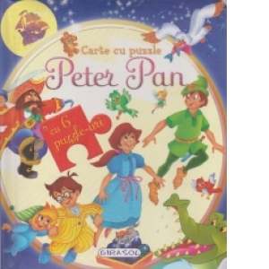 Carte cu puzzle Peter Pan (cu 6 puzzle-uri)