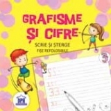 Grafisme si cifre. Scrie si sterge - fise refolosibile