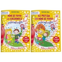 Set doua caiete A4 (2-3 ani) - 2016 - color - Anteprescolari