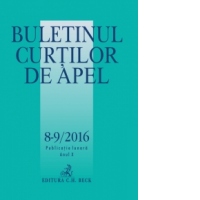 Buletinul Curtilor de Apel 8-9/2016