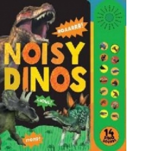 14 Button Sound Book Noisy Dinos