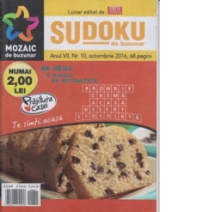 Sudoku de buzunar nr. 10/2016