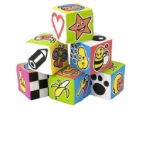 Set de 6 cuburi educationale pentru bebelusi - Miniland
