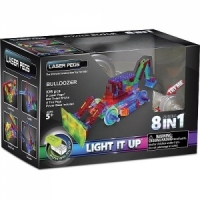 Kit Constructie cu Lumini Laser 8 in 1 - Buldozer