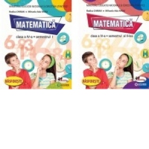 Matematica. Manual pentru clasa a IV-a, partea I + partea a II-a