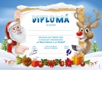 Diploma de la Mos Craciun si Renul Rudolf