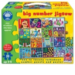 Puzzle de podea Invata numerele (de la 1 la 20) BIG NUMBER JIGSAW