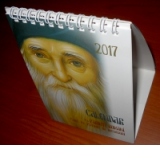 Calendar 2017 de birou - cu Parinti isihasti din secolul XX (Parinti Romani care au patimit in inchisori)