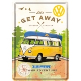 Carte postala metalica VW-Get Away