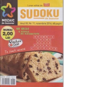 Sudoku de buzunar nr. 11/2016