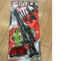 PISTOL 2/SET  11 PCS BLISTER (163)
