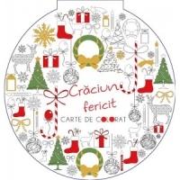 Craciun Fericit. Carte de colorat