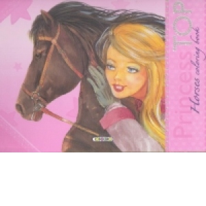 Princess Top - Horses coloring book 1