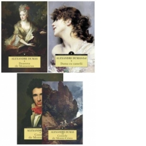 Pachet Dumas 3 volume (Contele de Monte Cristo, Doamna de Monsoreau, Dama cu camelii)
