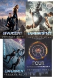 Pachet Seria Divergent (4 volume): Divergent. Insurgent. Experiment. Four