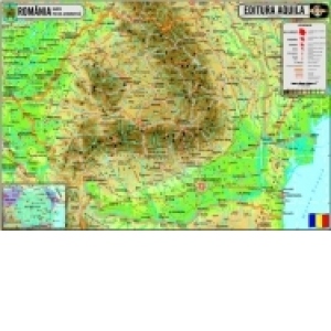 Harta Romania - duo 70x50 cm