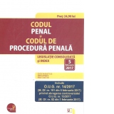 Codul penal si Codul de procedura penala. Legislatie consolidata si index: 5 februarie 2017
