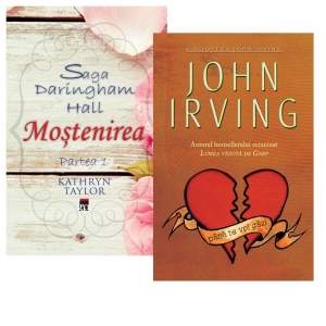 Pachet 2 carti Kathryn Taylor/John Irving - Saga Daringham Hall: Mostenirea (partea 1)/Pana te voi gasi