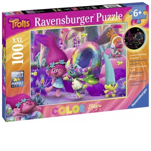 Puzzle Trolls, 100 piese