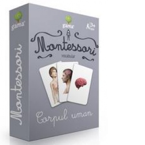Carti de joc Montessori - Corpul uman