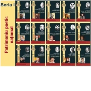 Colectia Mari poeti, mari opere, mari actori (Set 15 audiobook-uri)