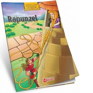 Rapunzel - Carte de colorat + poveste (Colectia Povesti clasice de colorat, format A4)