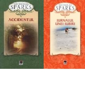 Pachet 2 carti Nicholas Sparks: Accidentul/Jurnalul unei iubiri