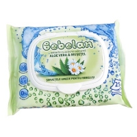 Bebelan Mini Verde Aloe + Musetel 25buc servetele umede