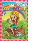 Carte de colorat pentru fetite