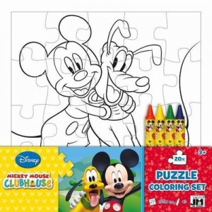 Puzzle de colorat Mickey Club