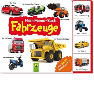 Mein Memo-Buch Fahrzeuge: Mit 2 x 20 Memo-Karten!