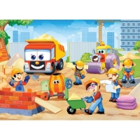 Puzzle 60 piese Funny Construction Site