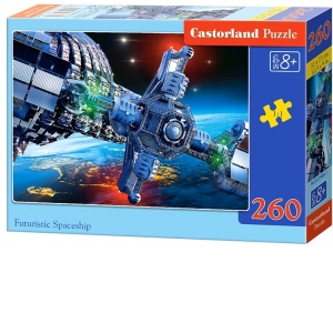 Puzzle 260 piese Futuristic Spaceship