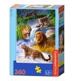 Puzzle 260 piese Big Cats