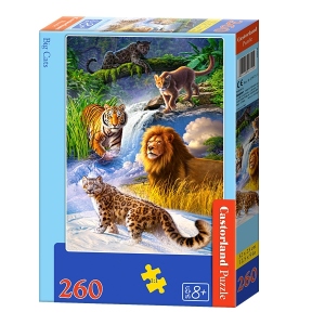 Puzzle 260 piese Big Cats