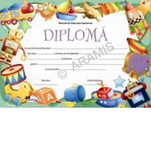 Diploma model Jucarii