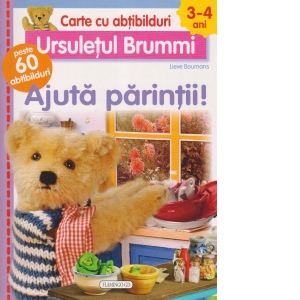 Carte cu abtibilduri : Ursuletul Brummi - Ajuta parintii!