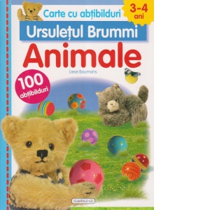 Carte cu abtibilduri : Ursuletul Brummi - Animale